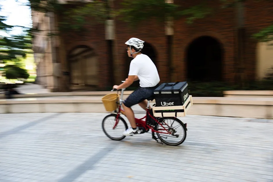 uber eats e bike delivery